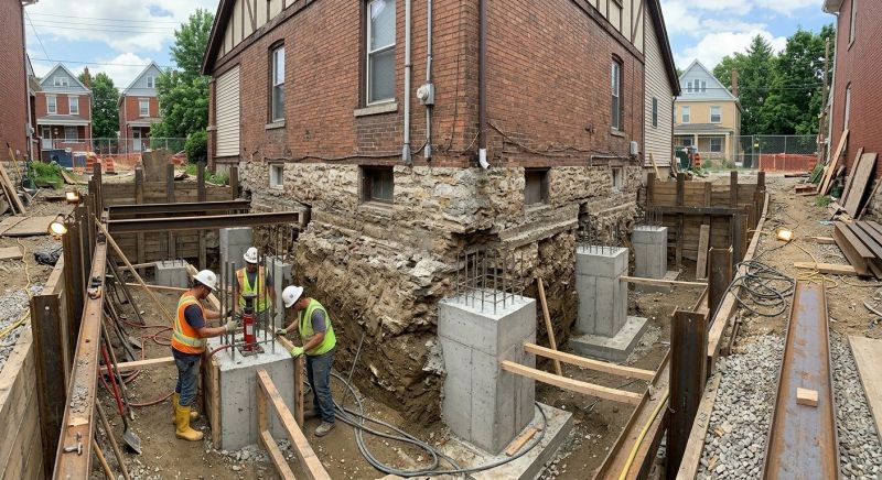 Structural Underpinning in Manassas, VA